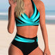 DEARBHLA | PRINTED CROSS-NECK BIKINI SET