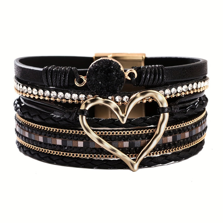 Bronwen | Bohemian Layered Leather Bracelet