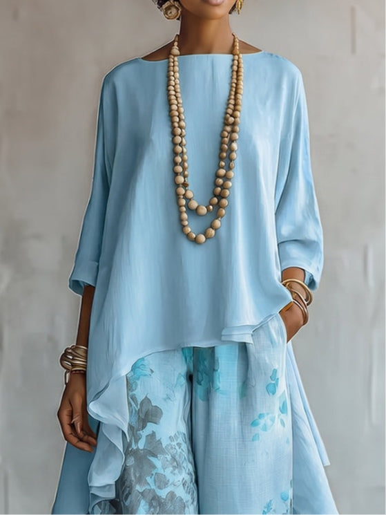 MERRIEL | ELEGANT TWO-PIECE TROUSER SET