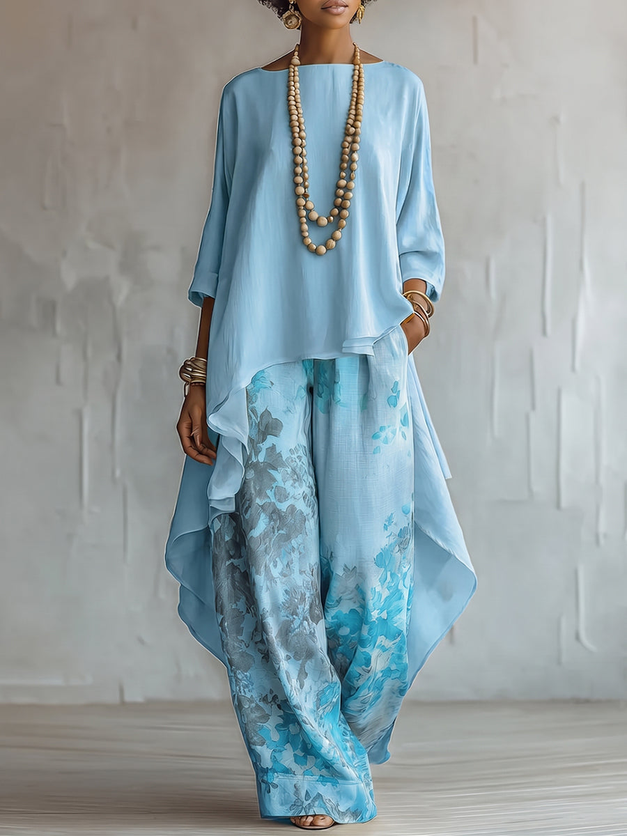 MERRIEL | ELEGANT TWO-PIECE TROUSER SET
