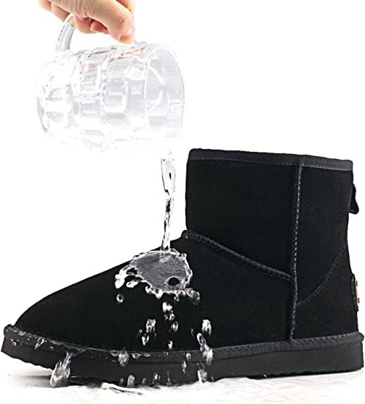 Women’s Ankle Boots - Flat Casual Everyday Boots with Lined Interior