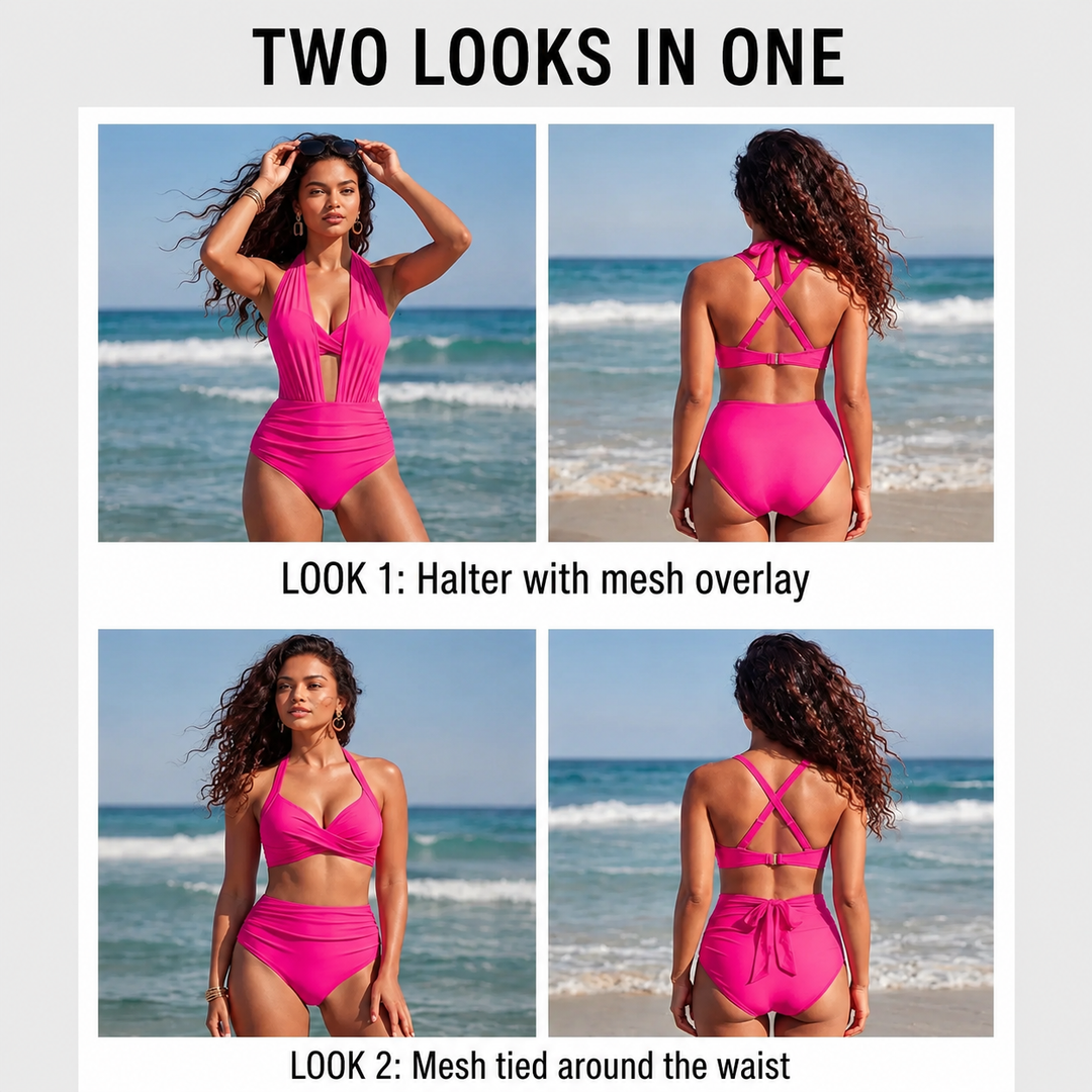 BRONWEN | 2-IN-1 HIGH WAIST TUMMY CONTROL BIKINI