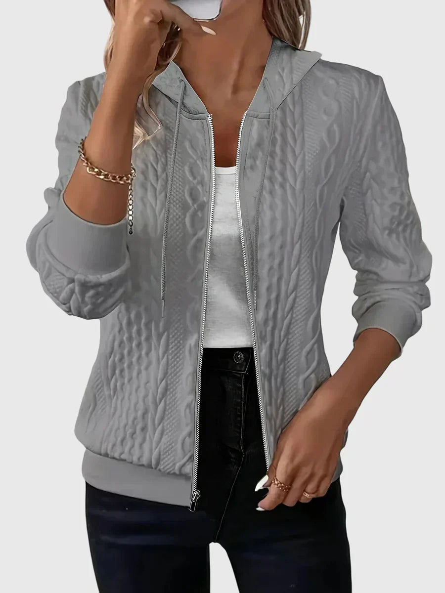 Lena - Hoodie with zipper