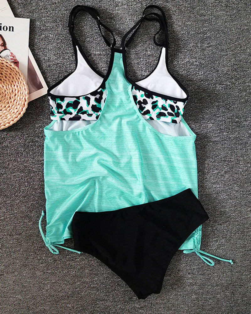 GOBNAIT | LEOPARD PRINT TANKINI SET