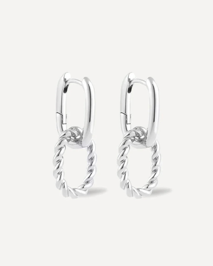Double Hoop Hanger Earrings