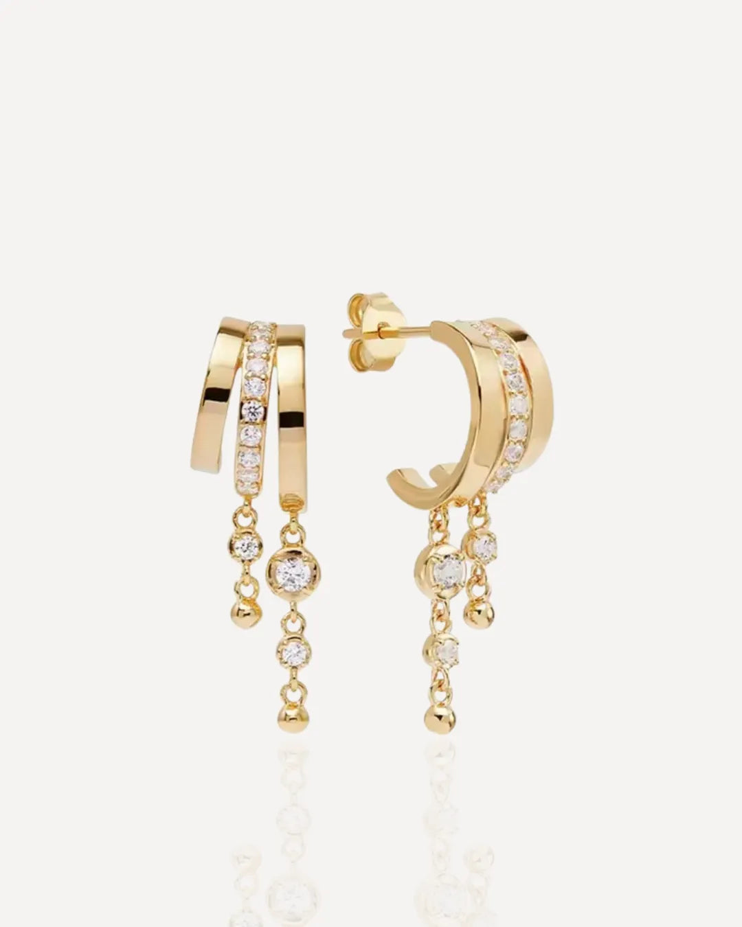 Monaco Illusion Drop Earrings