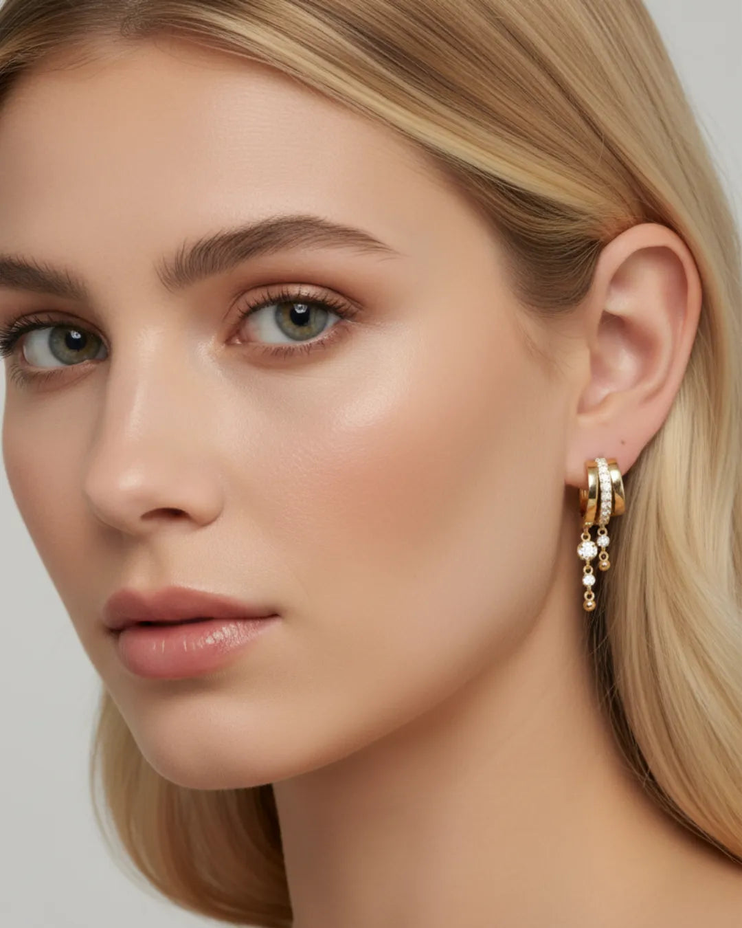 Monaco Illusion Drop Earrings