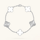 CLOVER | White/Silver elet