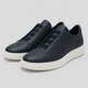 Men's Genuine Leather Sneakers - Casual Lightweight Lace-Up Trainers