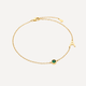 Birthstone Initial Bracelet