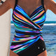 VIVIENNE | COLOURFUL WRAP SWIMSUIT