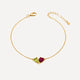 Love Duo Birthstone Bracelet