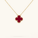 CLOVER | Red Necklace