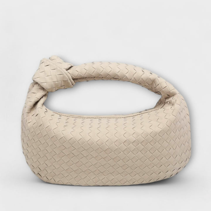 Large Woven Bag with Knot Detail