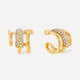 Diamant Illusion Cuff Earrings