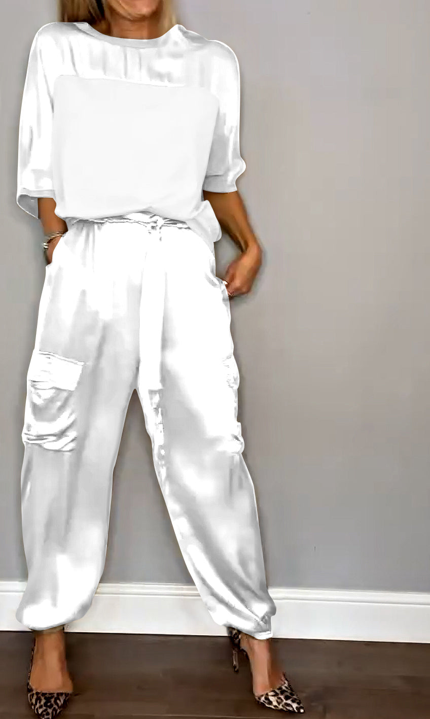 Doris | Satin Elegance Co-Ord Set