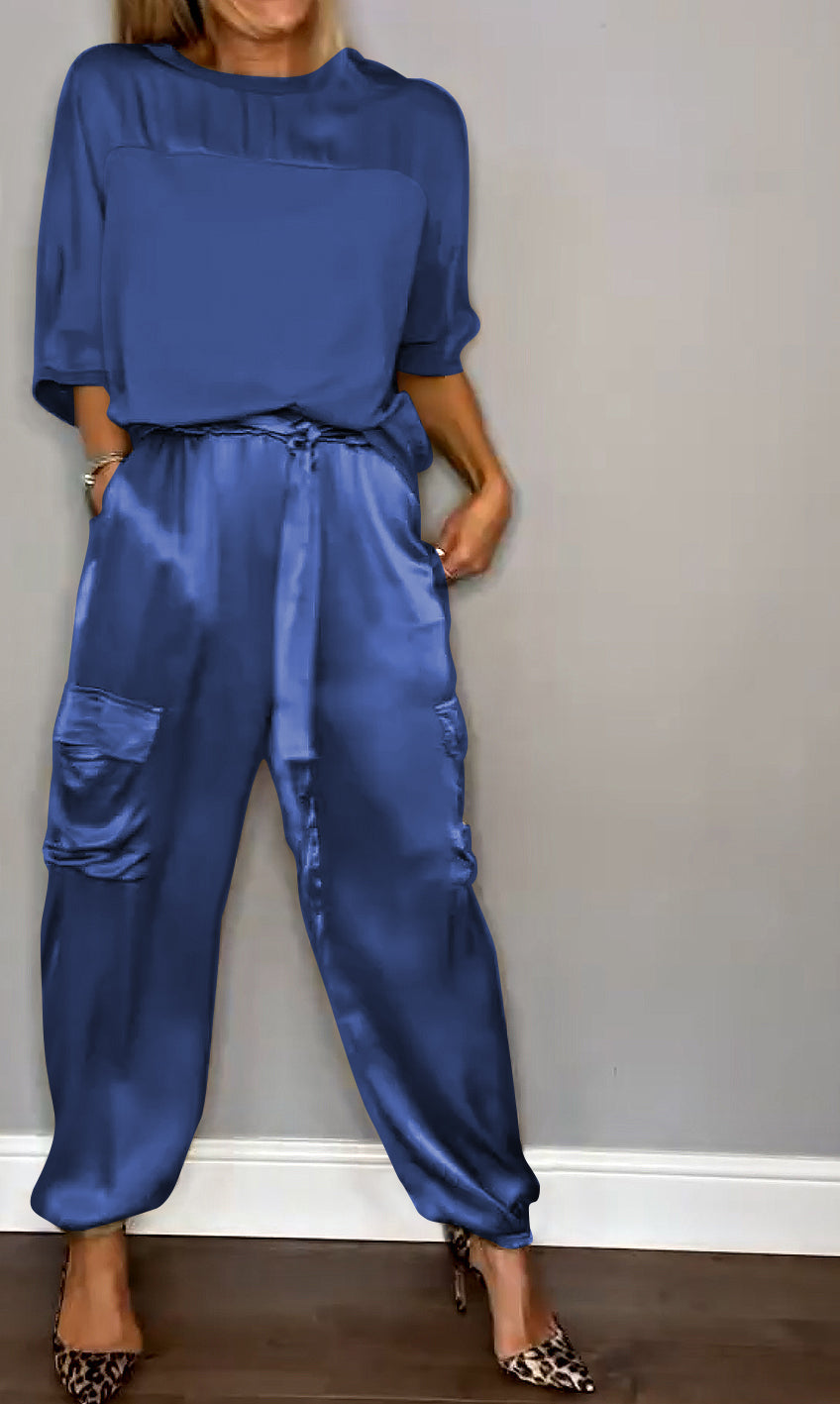 Doris | Satin Elegance Co-Ord Set