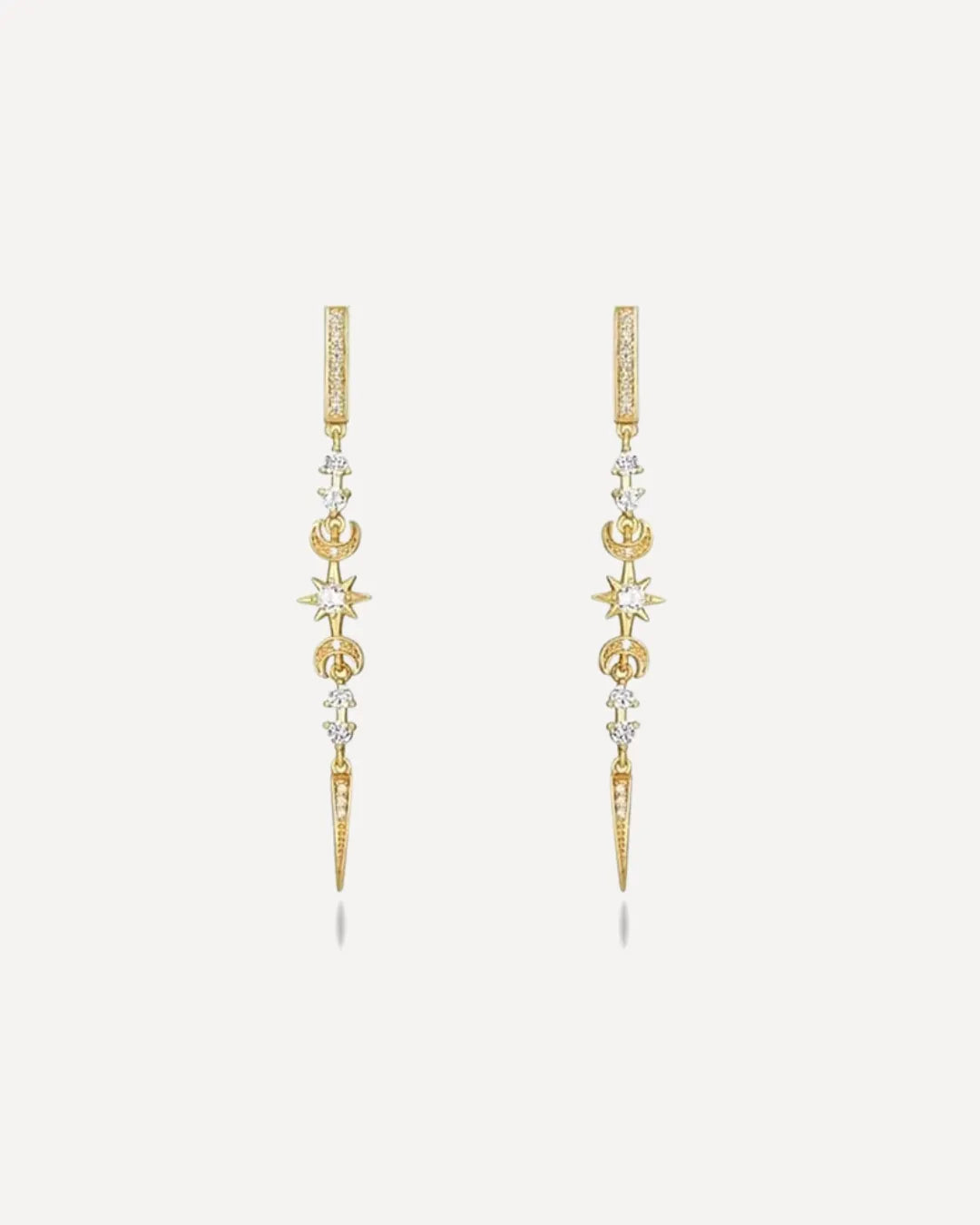 Half Moon Drop Earrings