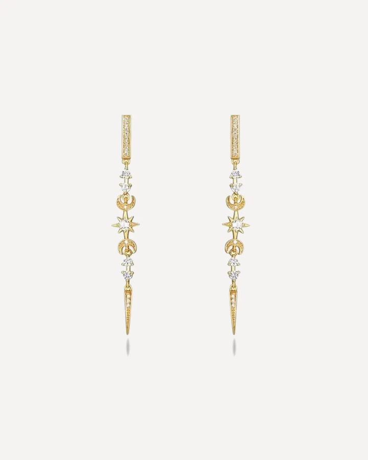 Half Moon Drop Earrings