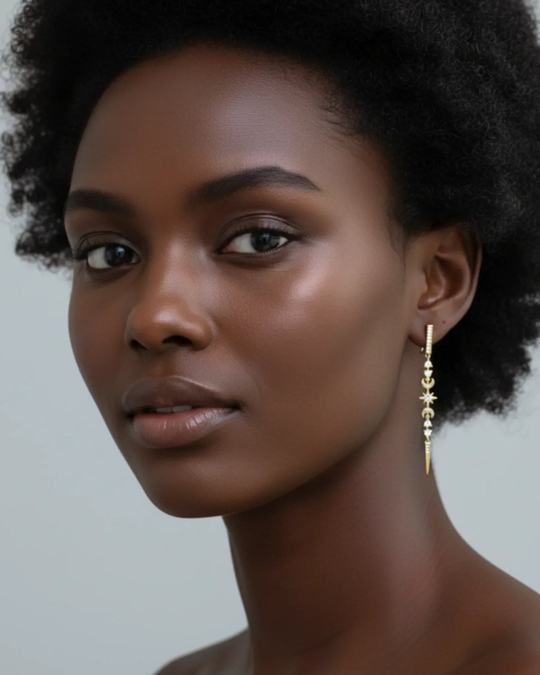 Half Moon Drop Earrings