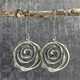 Ariadne | Silver Labyrinth Earrings