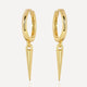 Spear gold Earrings