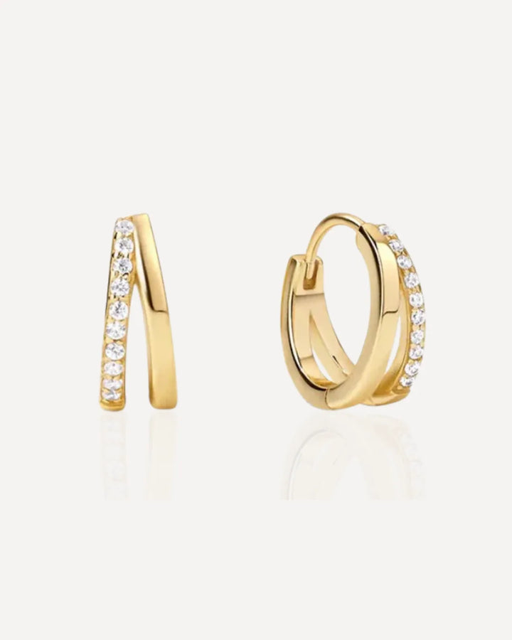 Double Chic Illusion Earrings