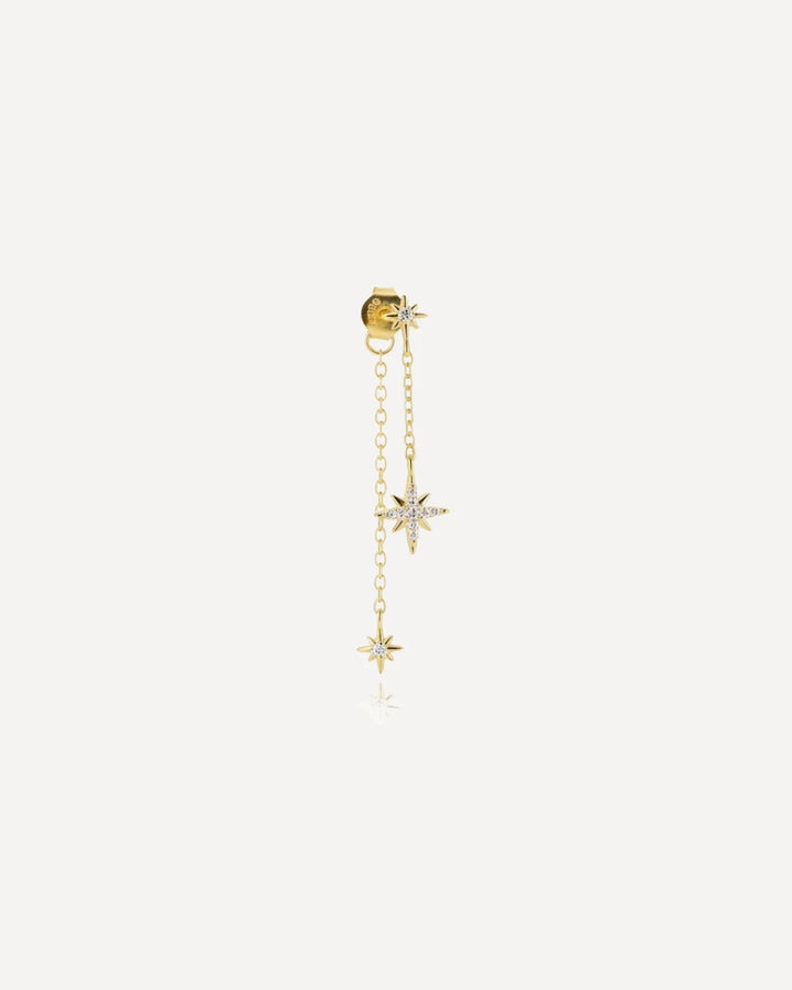 Double starlight Earring (single ear)