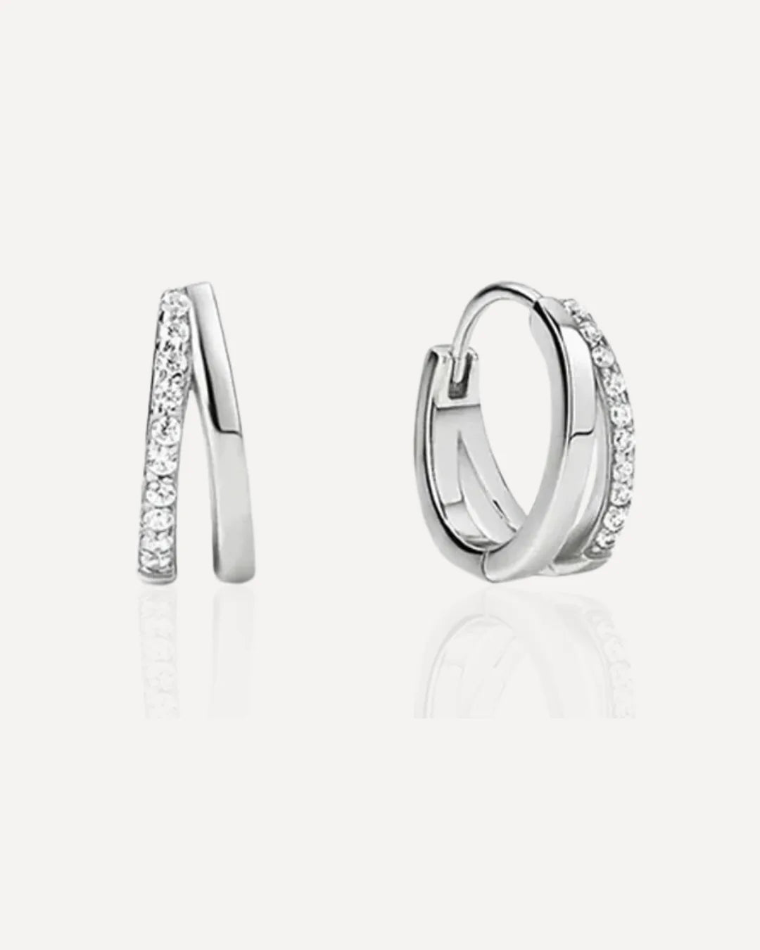Double Chic Illusion Earrings