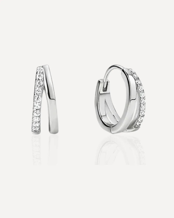 Double Chic Illusion Earrings