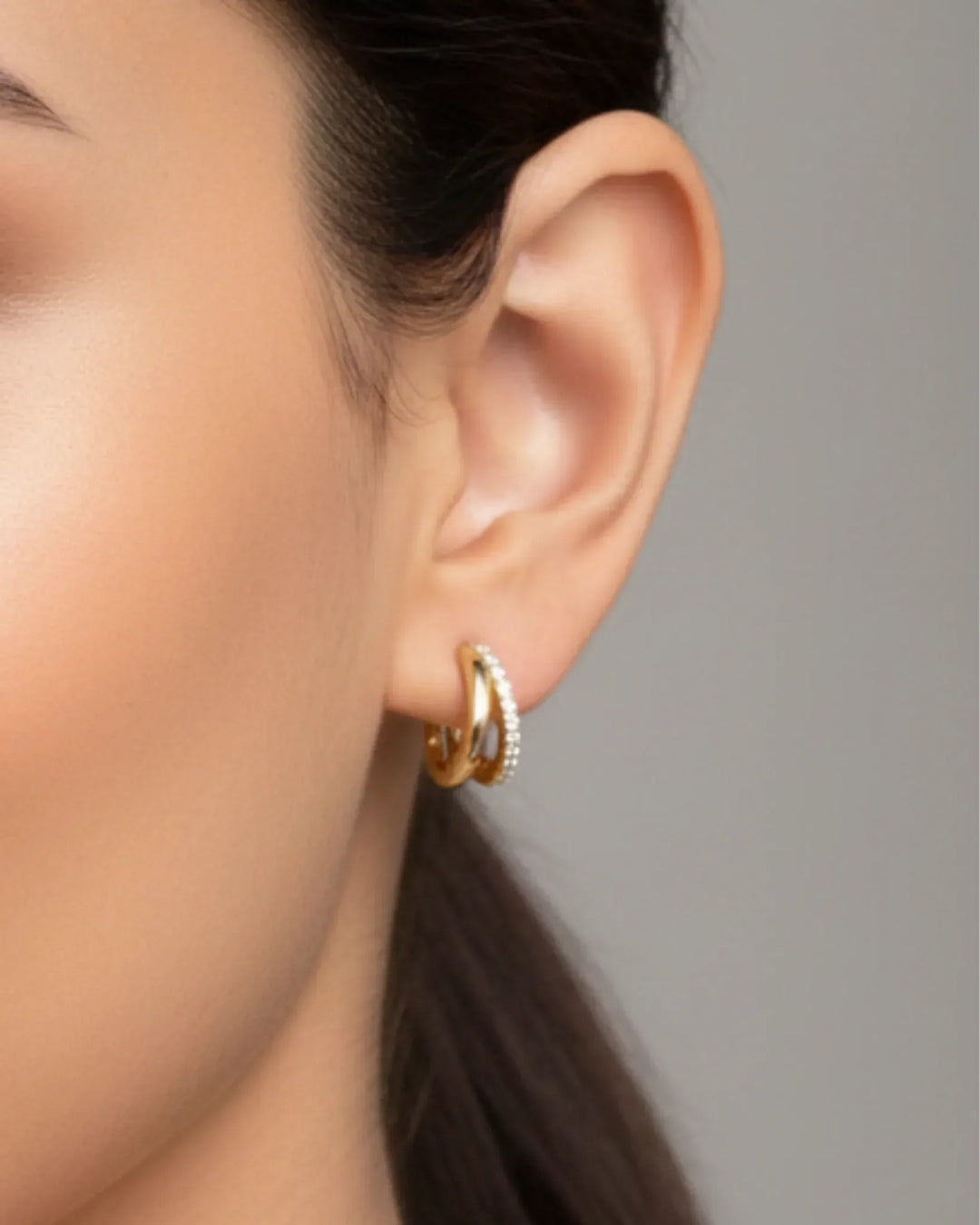 Double Chic Illusion Earrings