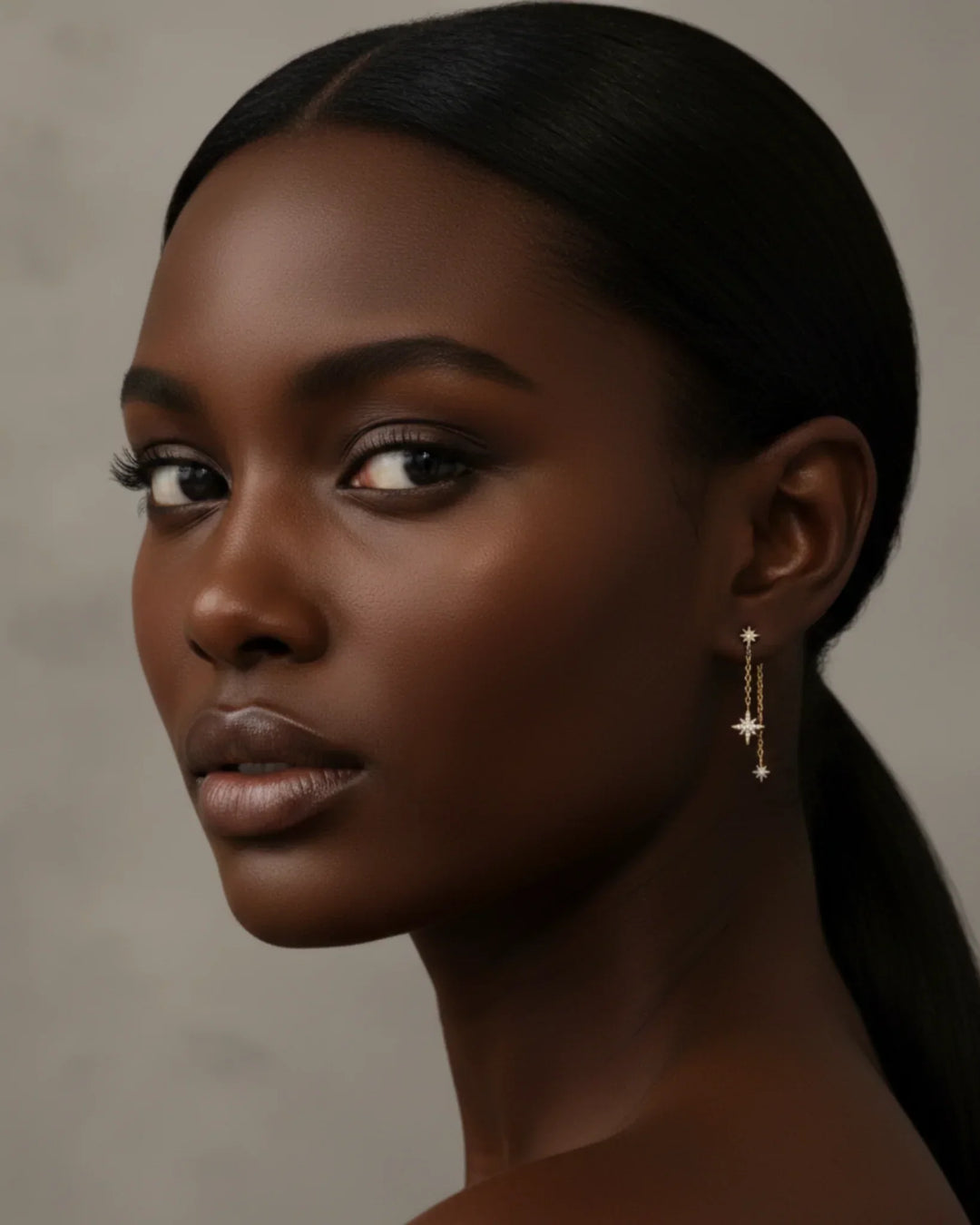 Double starlight Earring (single ear)