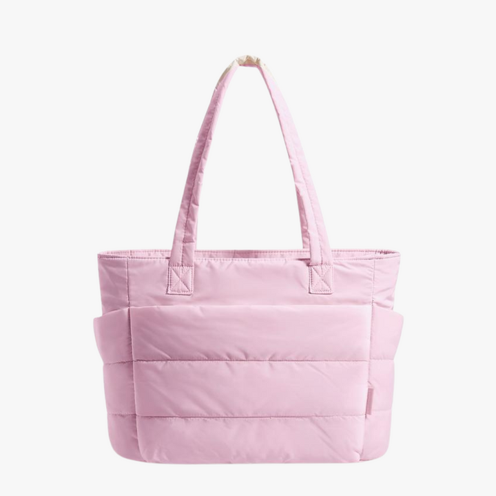 Puffer-Style Tote Bag