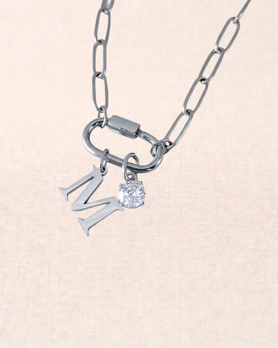 Name & Birthstone Signature Necklace