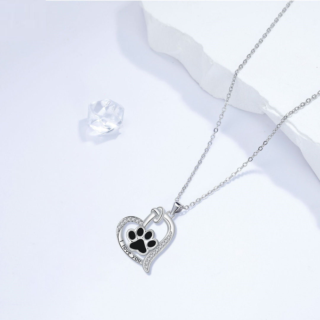 Poppy | Paw Print Pendant Necklace