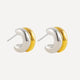 Twoway hoop Illusion Earrings