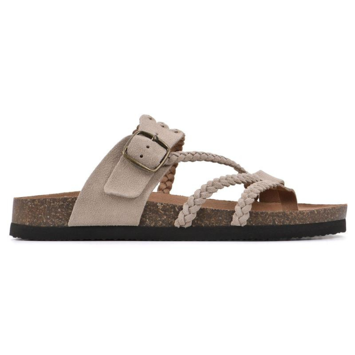 HAZEL | WOVEN CORK SANDALS