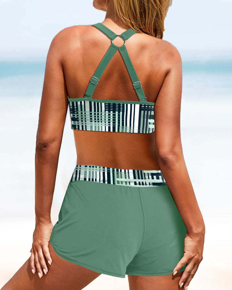 ORLA | HIGH-WAISTED RIBBED BIKINI SET
