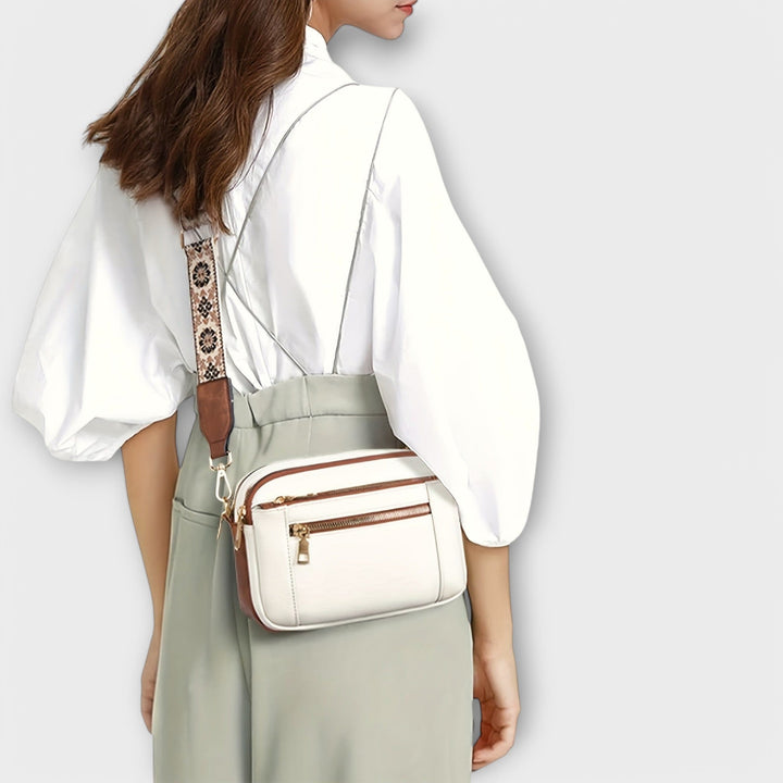Retro Faux Leather Crossbody Bag
