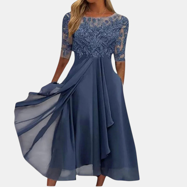 ÉABHA | ELEGANT LACE OCCASION DRESS