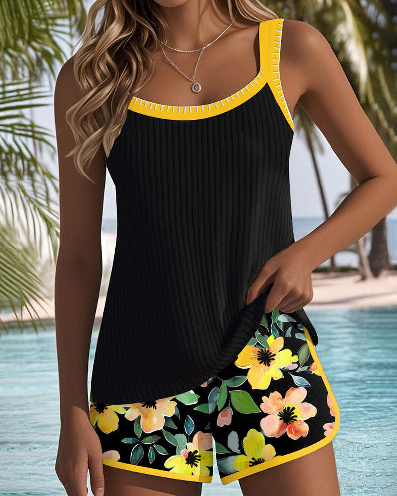 GORMLAITH | ELEGANT TWO-PIECE TANKINI SET