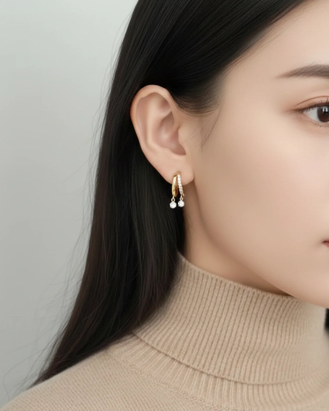 Capri Illusion Drop Earring