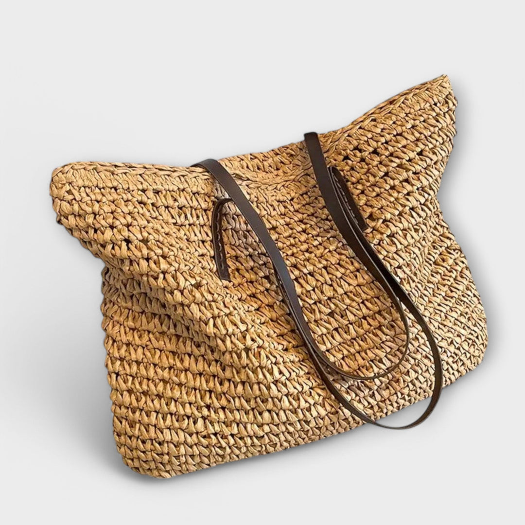 Handwoven Straw Tote Bag