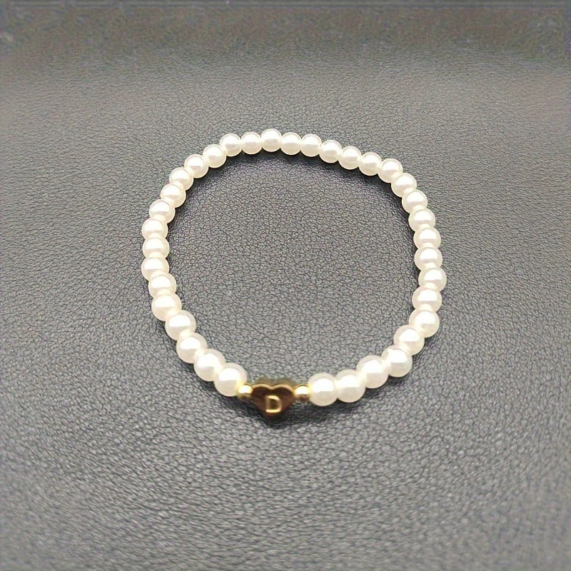 Abigail | Heart Initial Bracelet (A–Z)