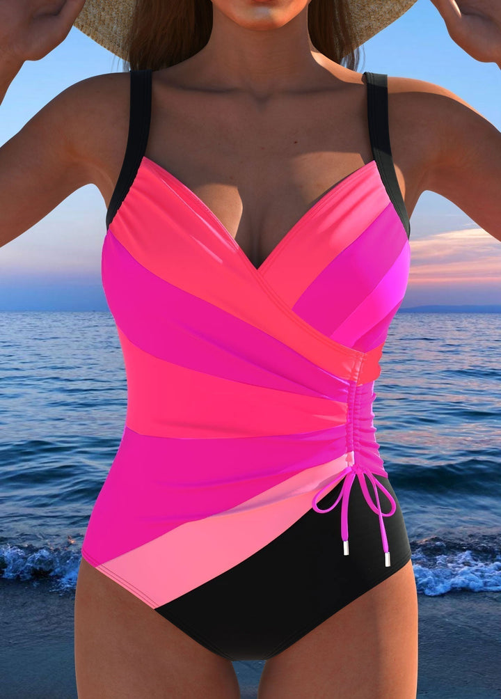 CLÍODHNA | COLOURFUL WRAP SWIMSUIT