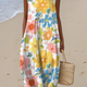 ÉABHA | PASTEL FLORAL MIDI DRESS