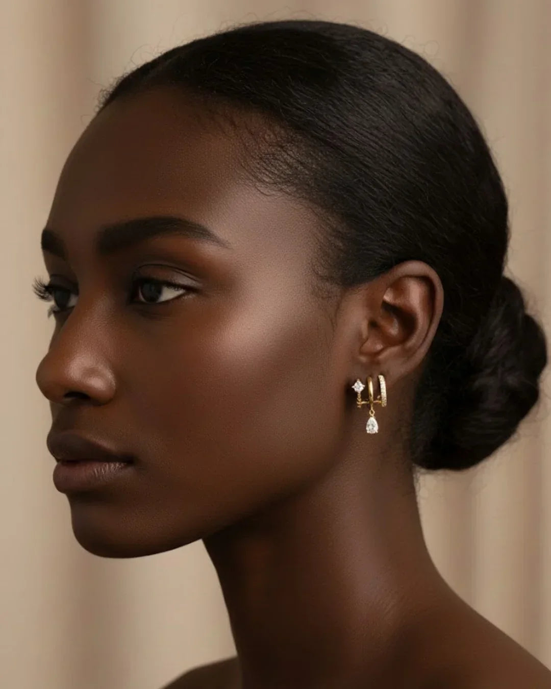 Illusion Diamant Drop Earrings
