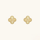 CLOVER | Gold Earrings