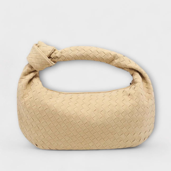 Large Woven Bag with Knot Detail