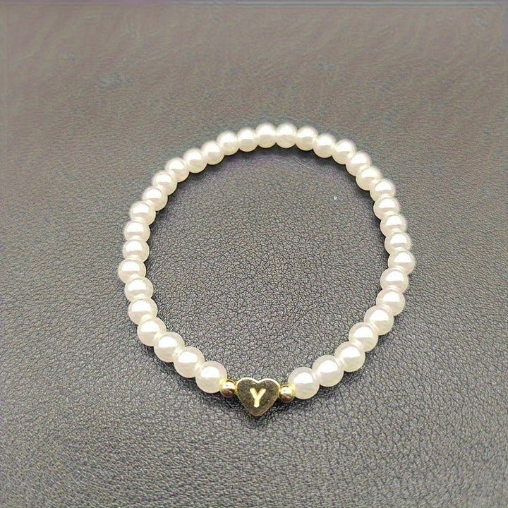 Abigail | Heart Initial Bracelet (A–Z)